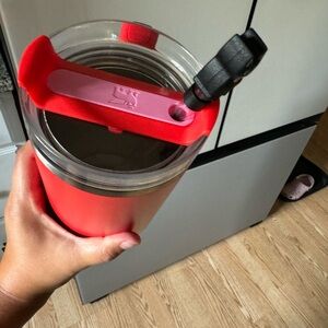 Used for water once red Stanley Valentine’s Day cup.